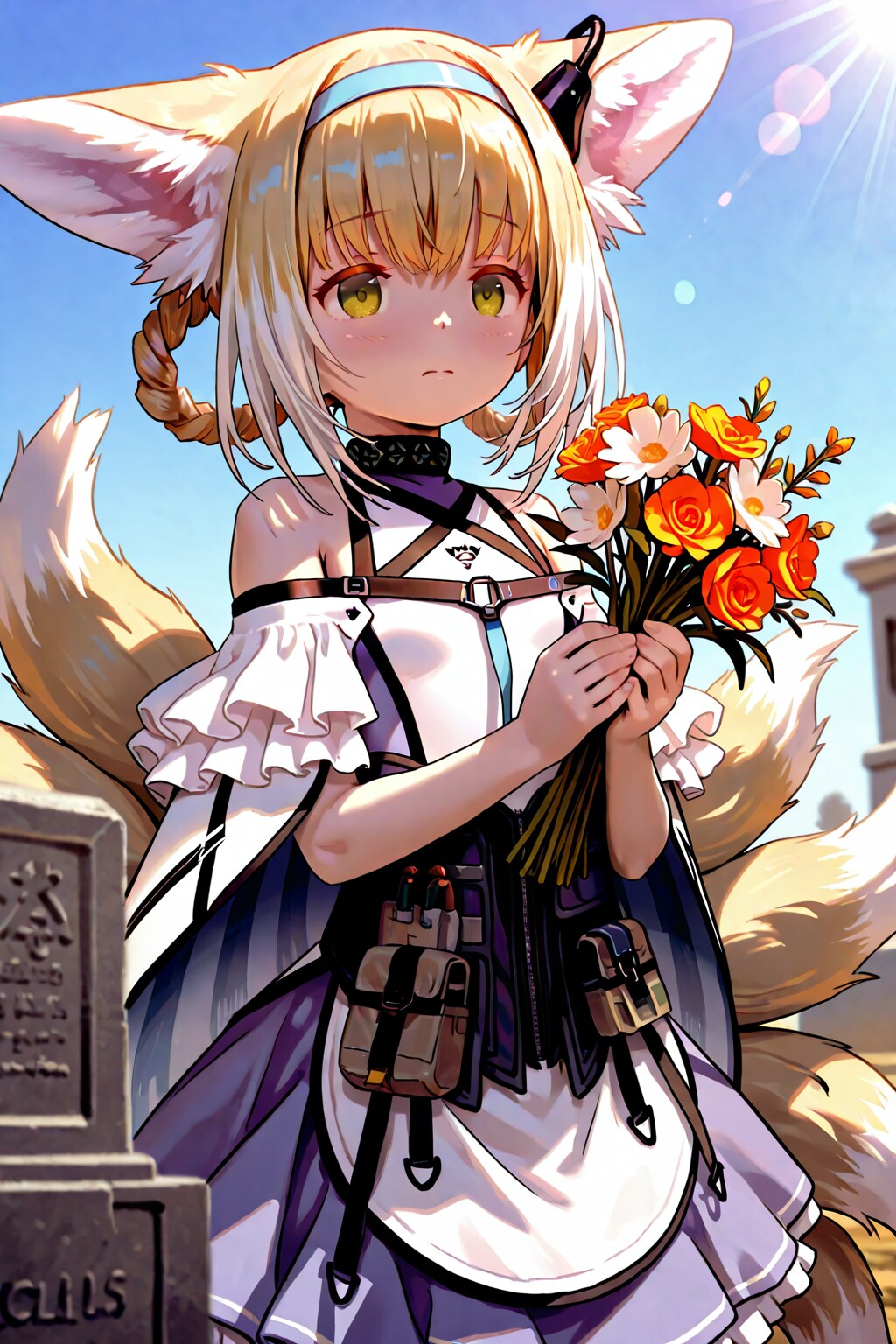 花を贈るというポジティブなお題に少し物悲しく儚げな絵を投稿する逆張りも我道