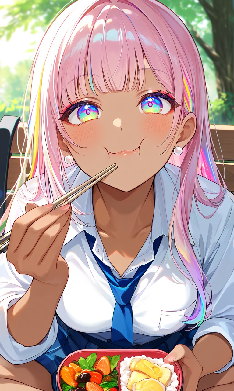 【うちの子】マイちゃん昼飯中 | の人気AIイラスト・グラビア