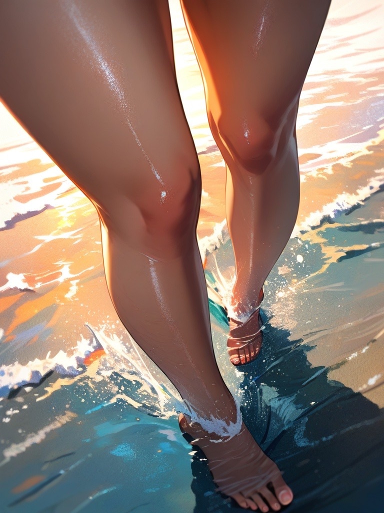 💋藻無し💕裸…足…🦶 | の人気AIイラスト・グラビア