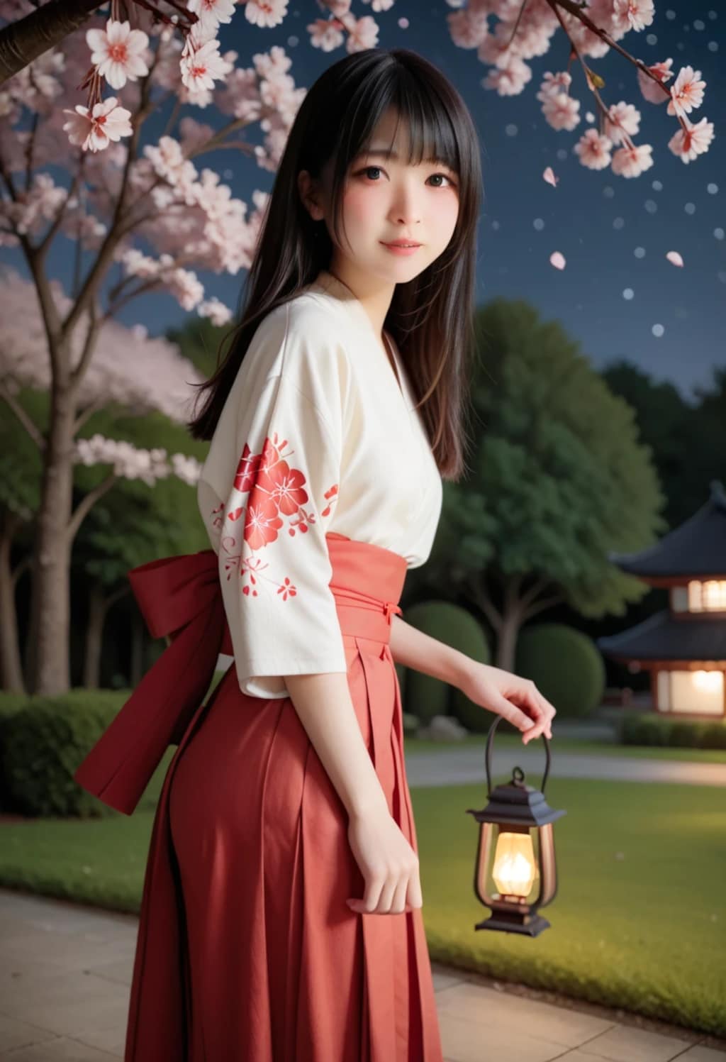 写）夜桜　AYUMIさんVer　R15