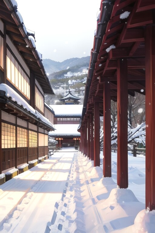京都の雪