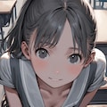 教室にて 3枚目