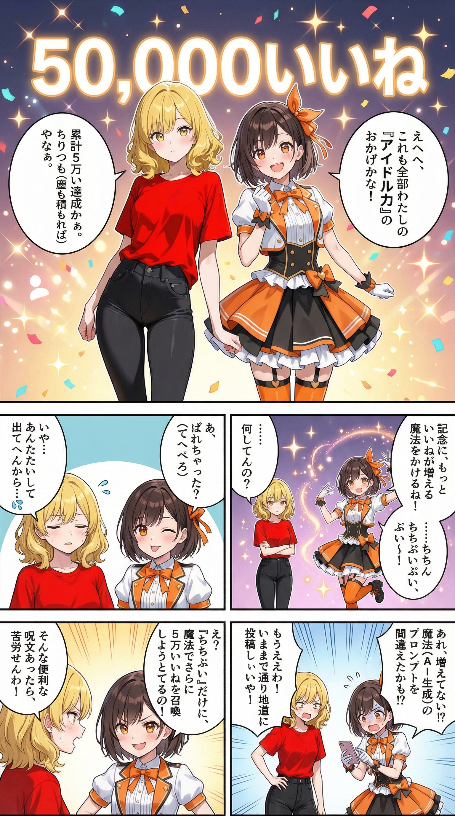 なんか50,000いいね到達したそうです | の人気AIイラスト・グラビア