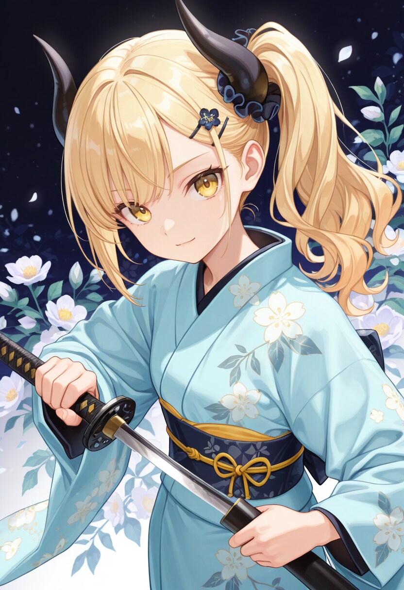 抜刀着物女鬼高生さん