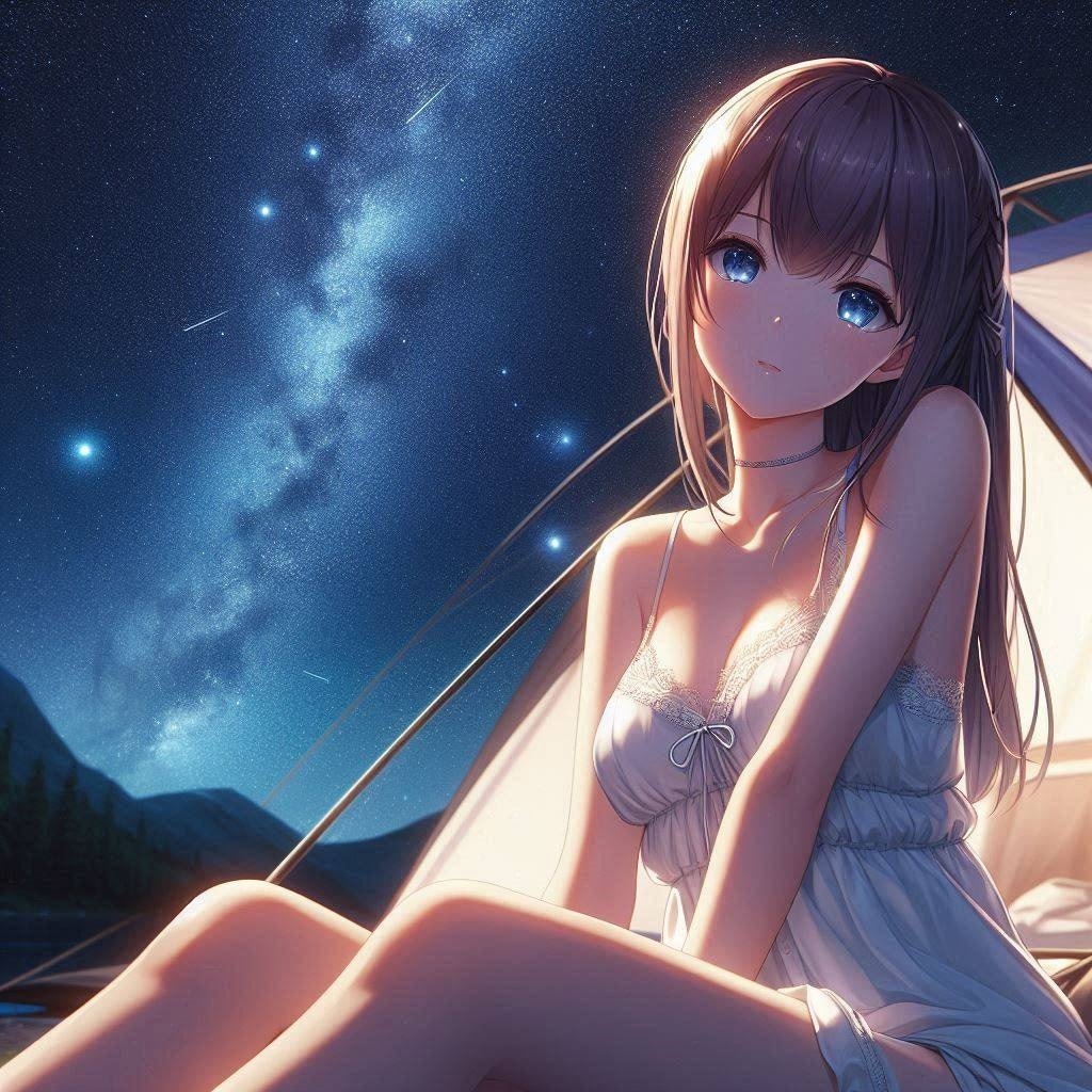 夏の夜空(DALL-E)(17)