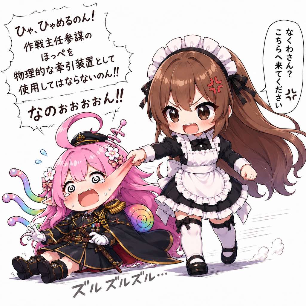 アホ毛ピンク強制回収