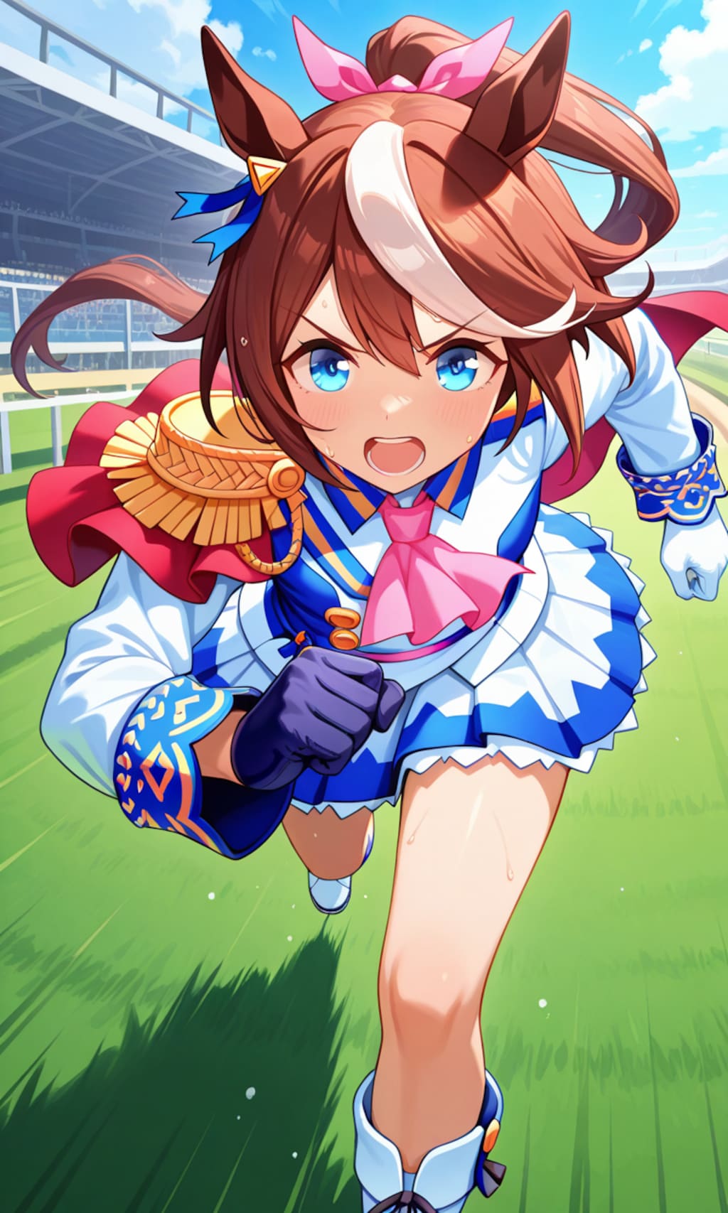 PixAIでトウカイテイオー🐴❤️