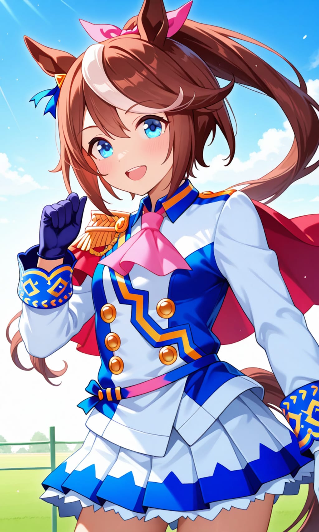 PixAIでトウカイテイオー🐴❤️