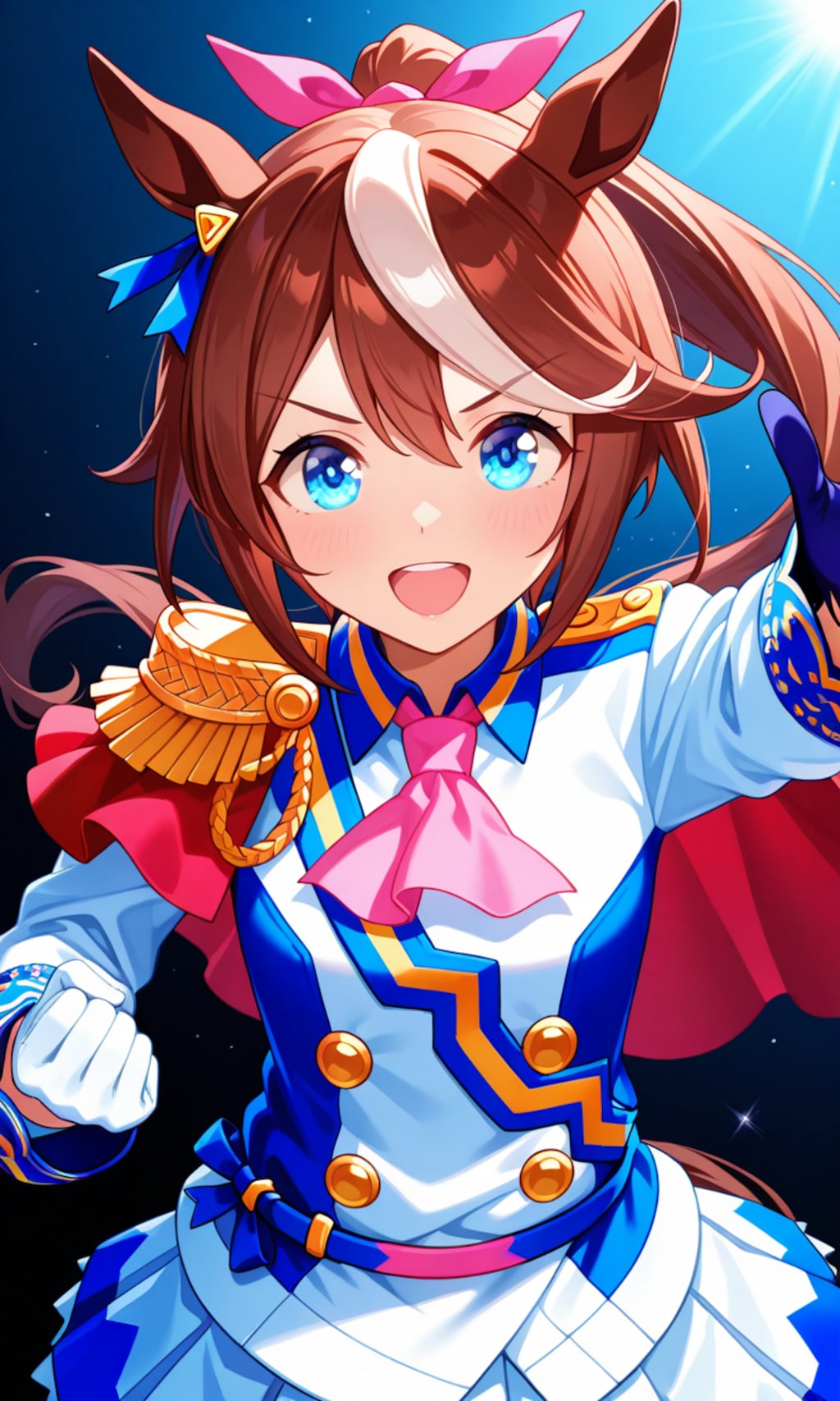 PixAIでトウカイテイオー🐴❤️