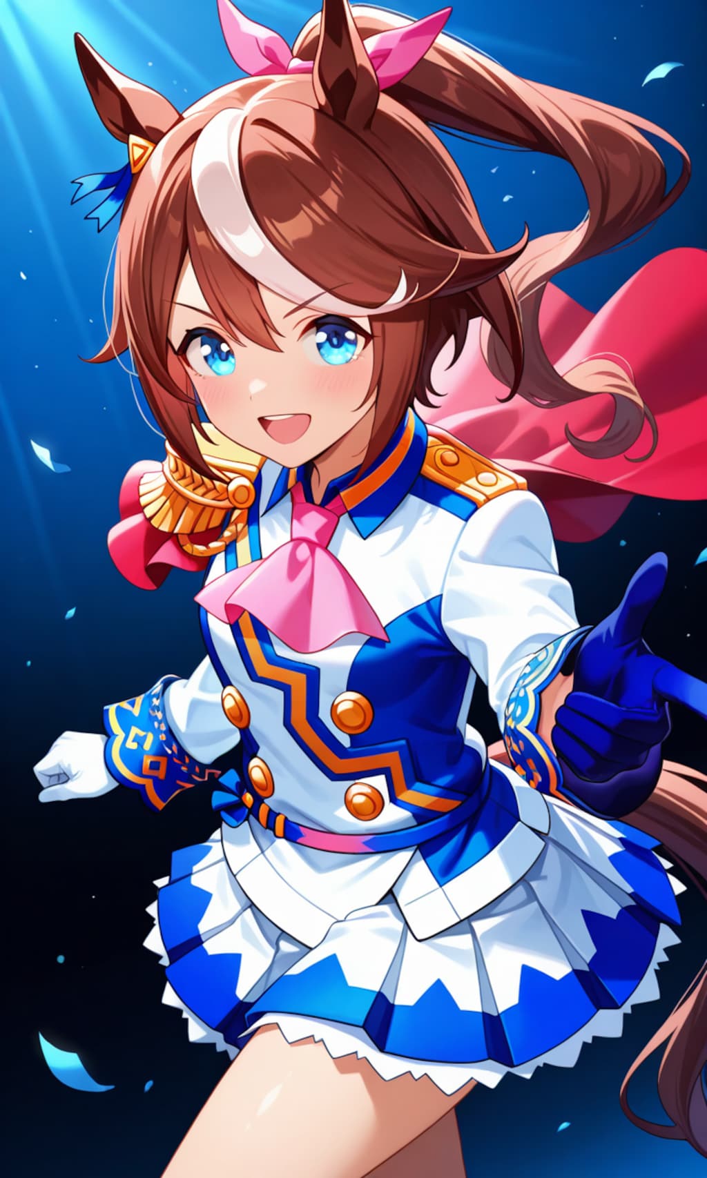 PixAIでトウカイテイオー🐴❤️