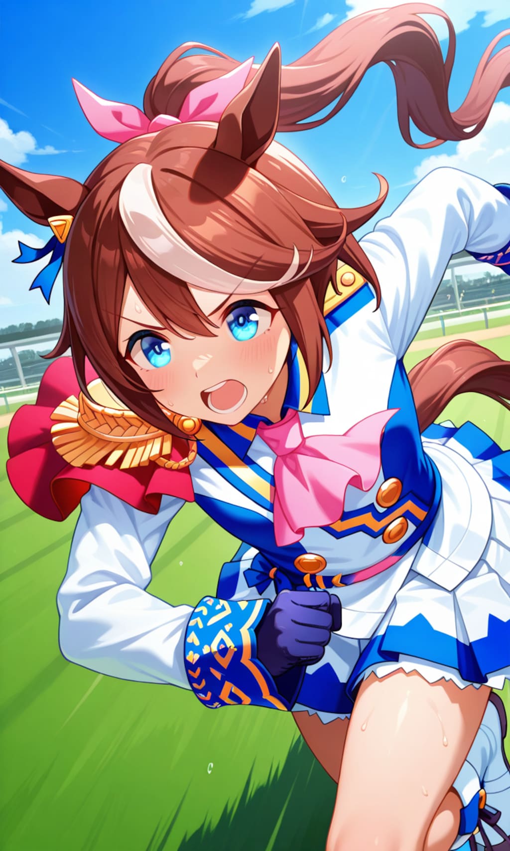 PixAIでトウカイテイオー🐴❤️