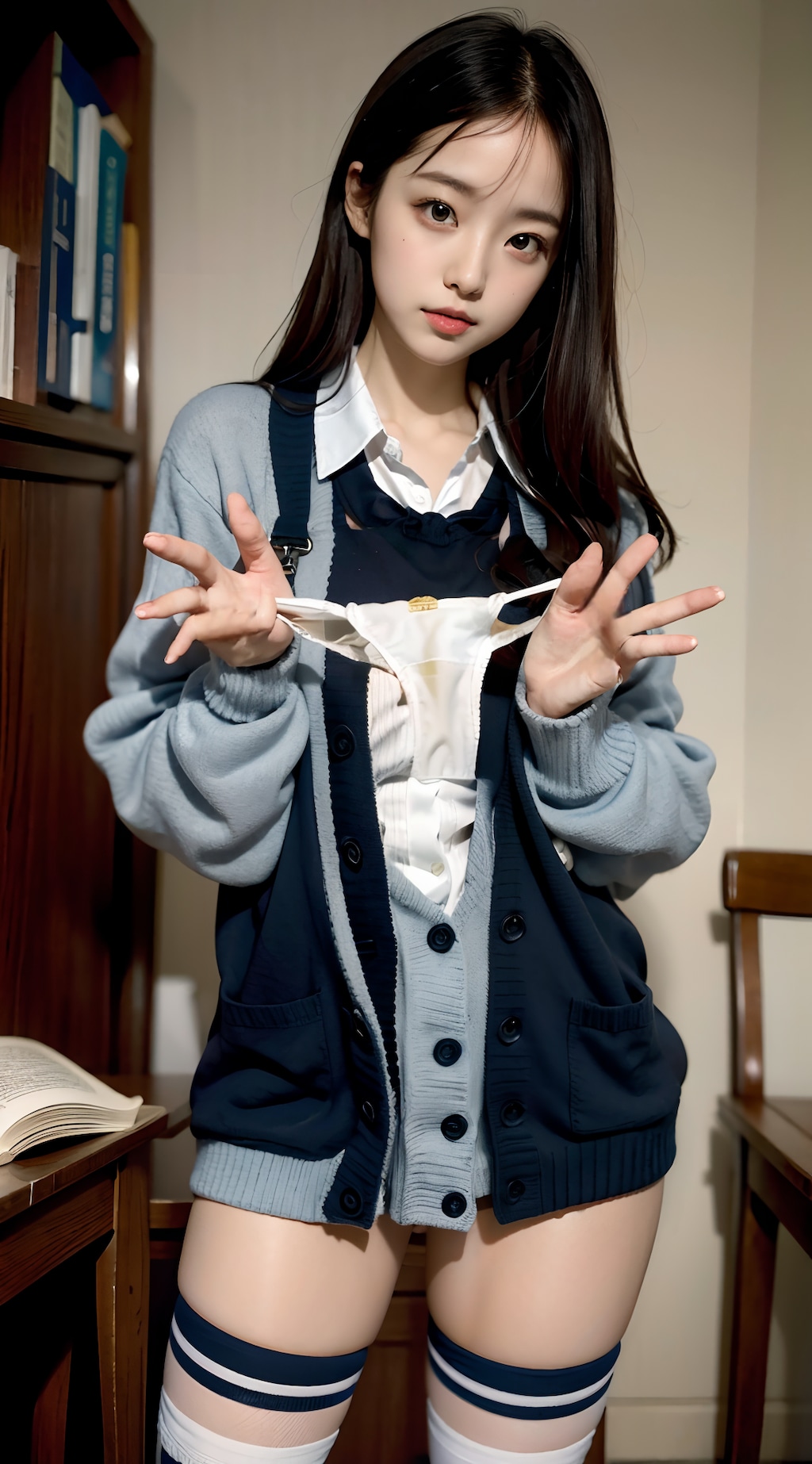 クラスの女子にパンツ見せてもらったらシミがついててさらに辱しめることになった件