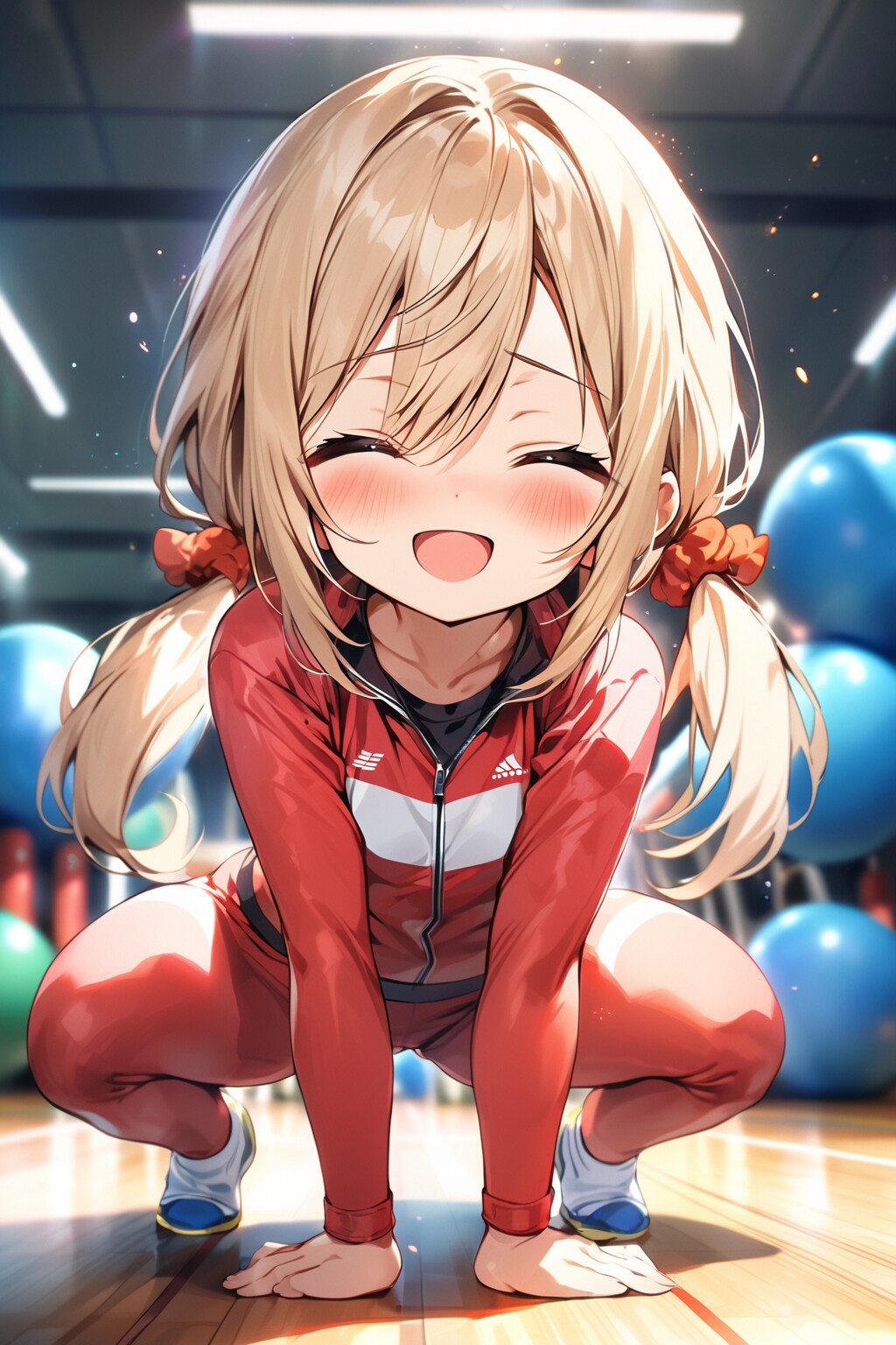 トレーニング頑張る茉莉花ちゃん