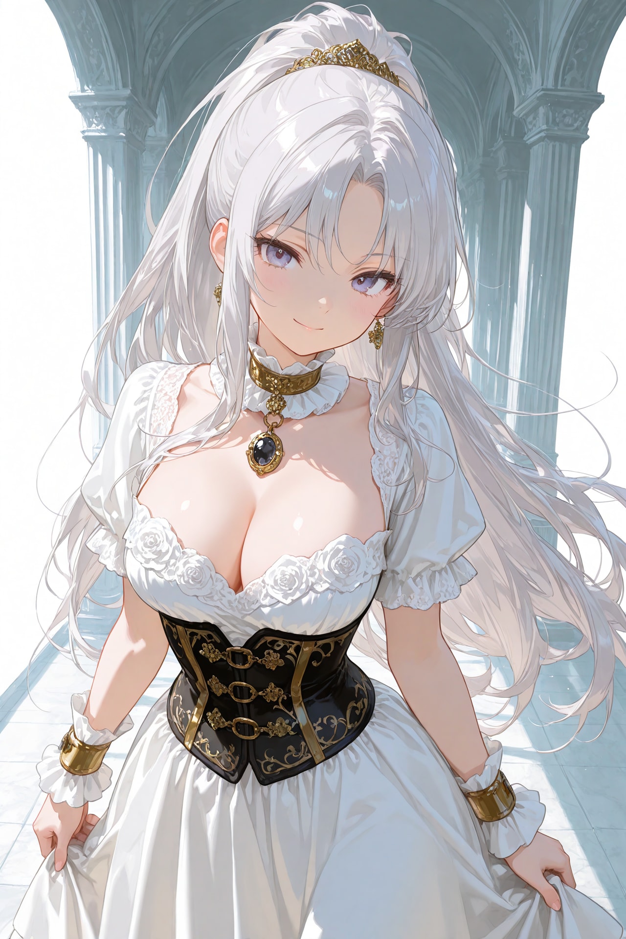 ヴィクトリア風衣装のオリキャラちゃん②