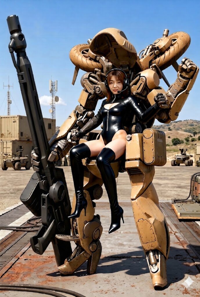 AI妻　パワードスーツに乗る！