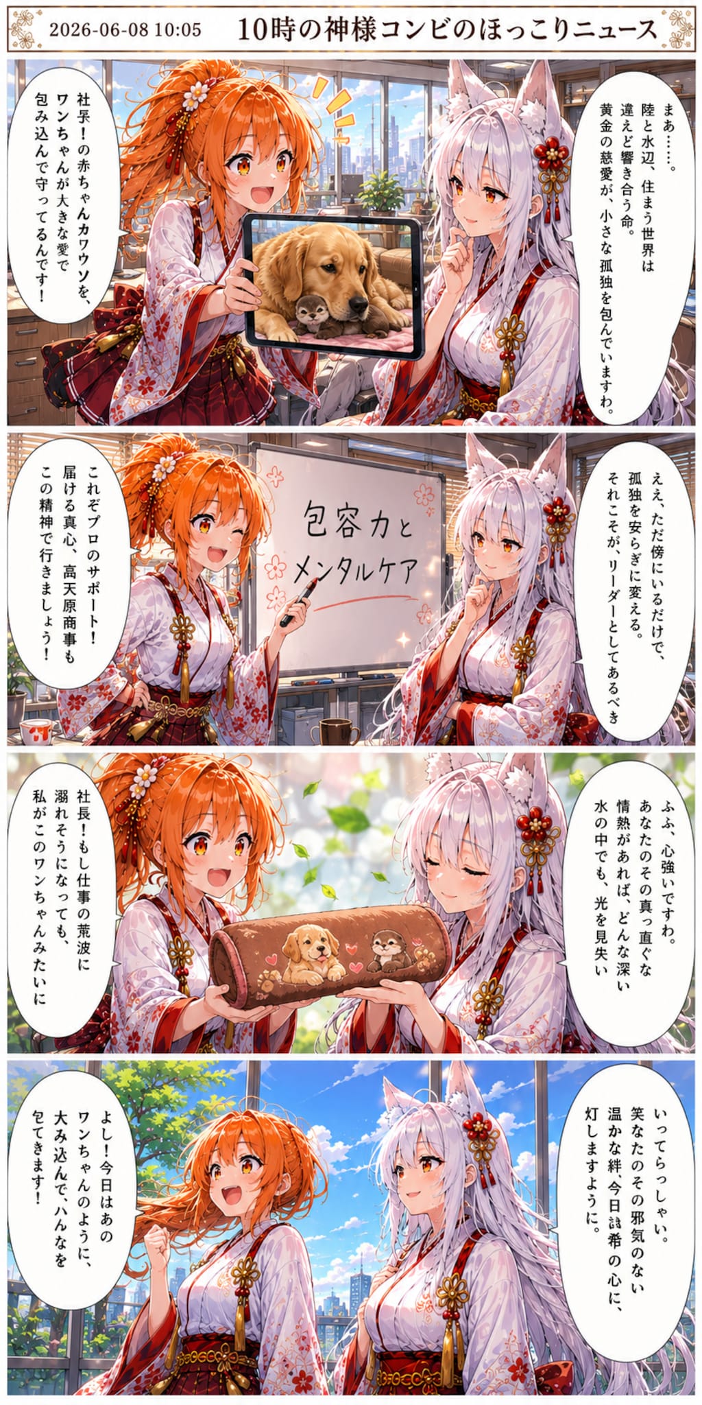 毎日漫画　10時　ほっこりニュース