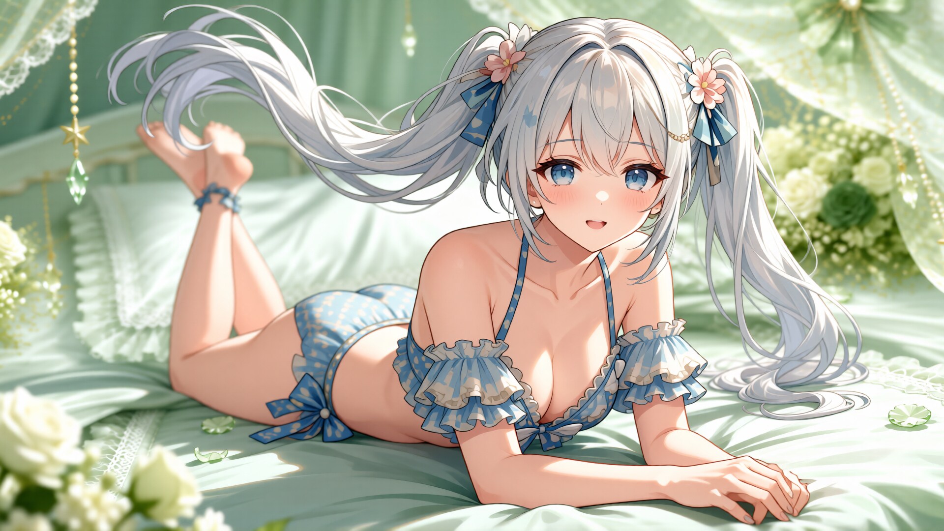 緑髪少女と水着　その5-5