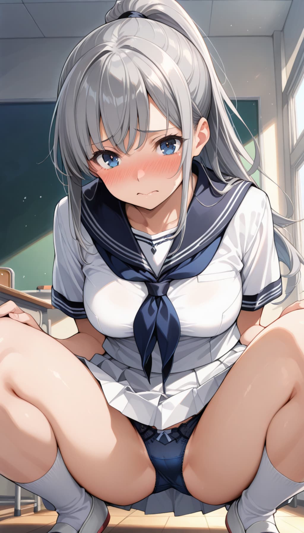 GHOSTちゃんが恥ずかしがりながら見せてくれる