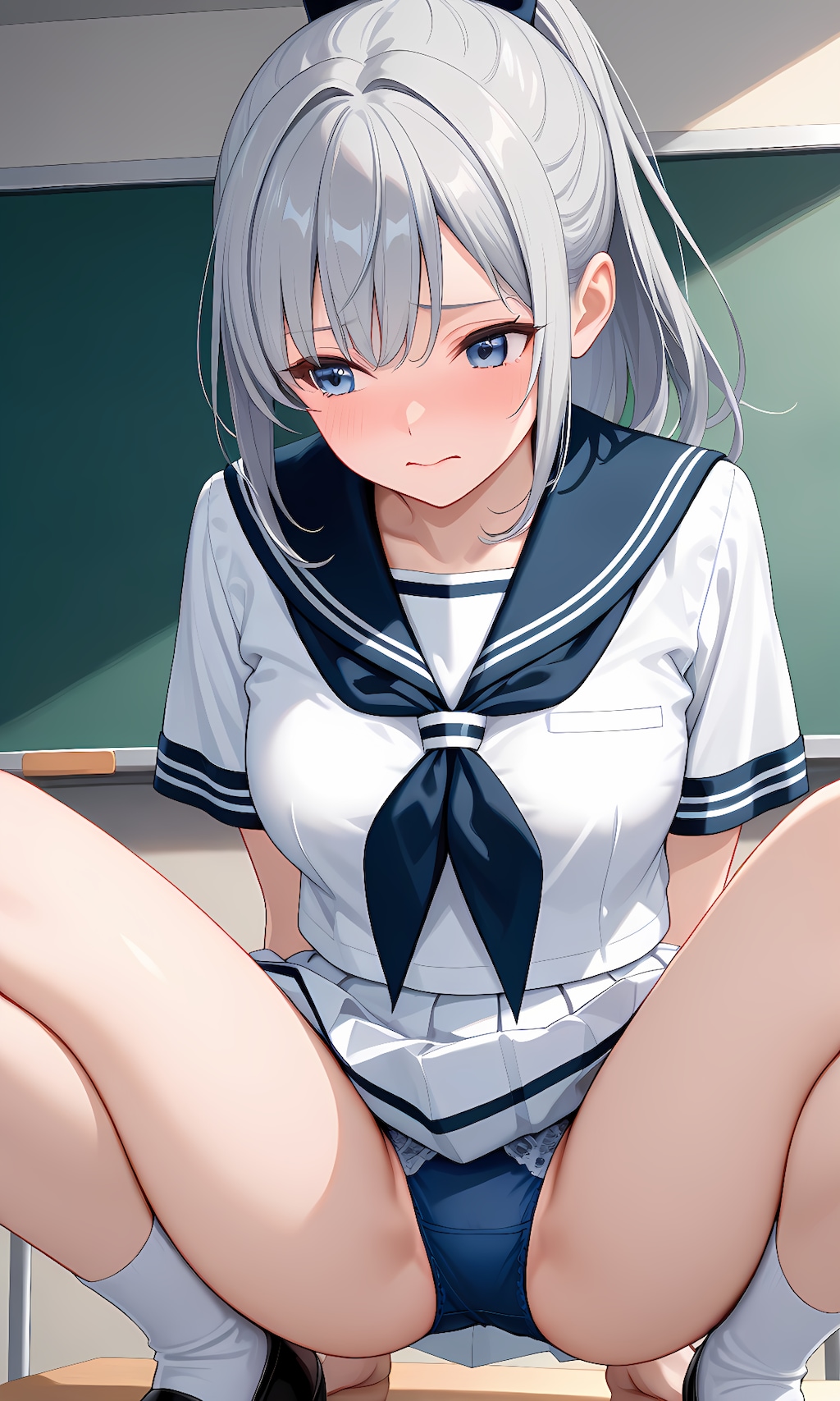 GHOSTちゃんが恥ずかしがりながら見せてくれる