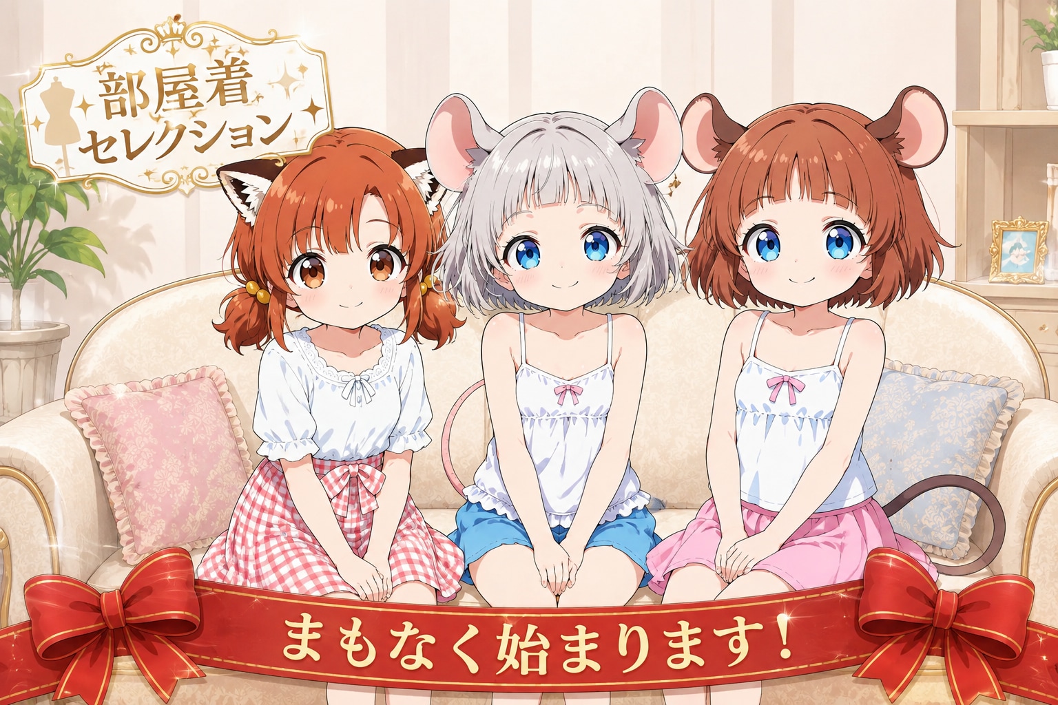 部屋着セレクション・まもなく始まります！