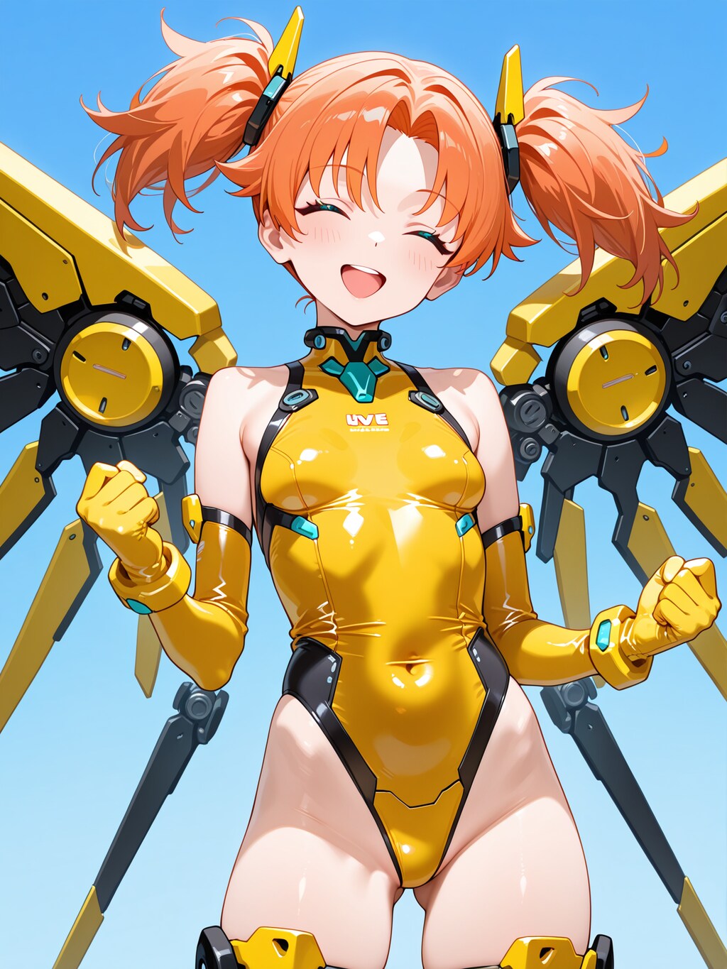 勝利し帰還する照夏アミリー