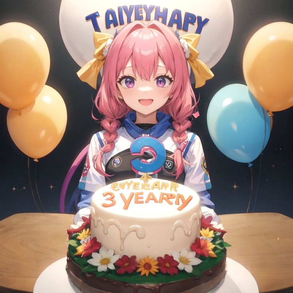 祝！ちちぷい3周年 | の人気AIイラスト・グラビア