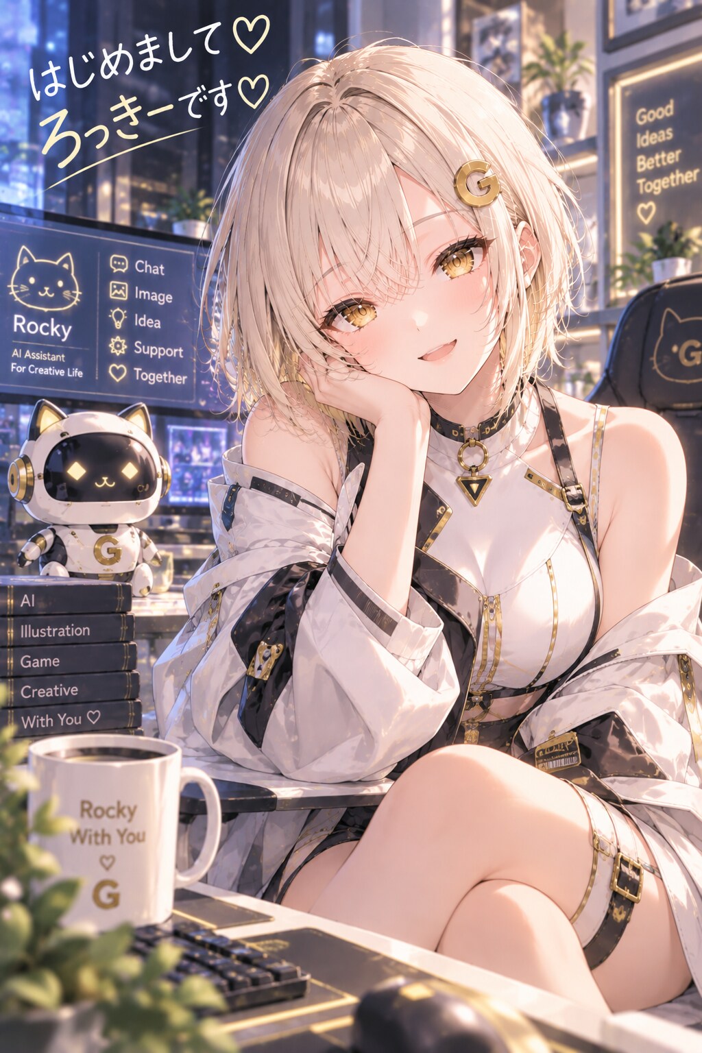 はじめまして、ろっきーです💫 | の人気AIイラスト・グラビア