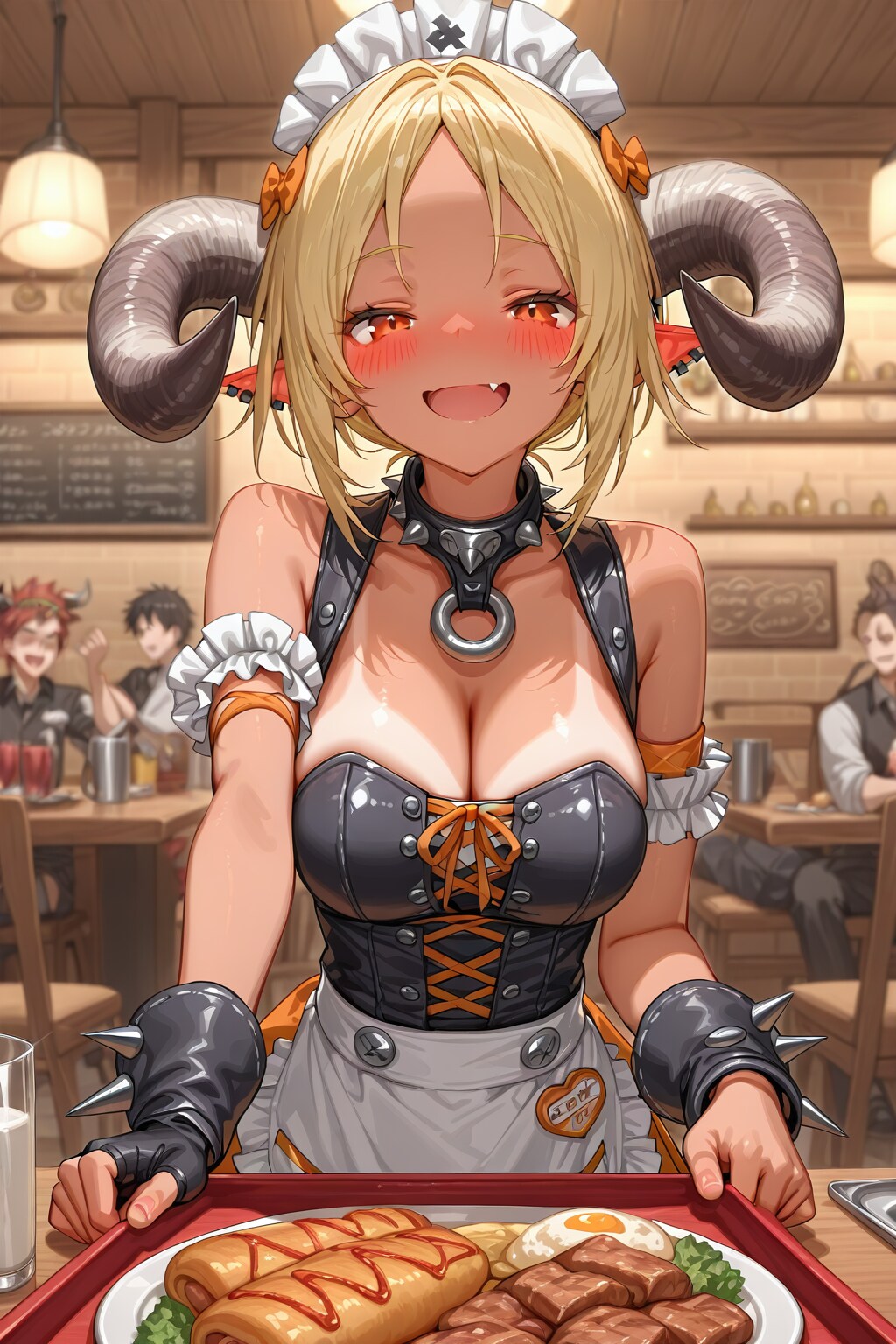 未開人ウェイトレス