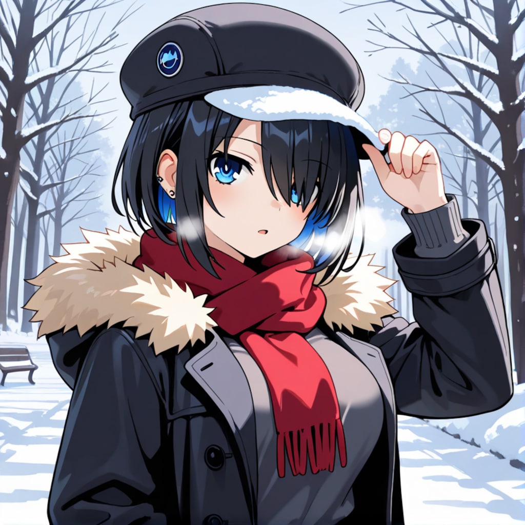 冬のボーイッシュ娘