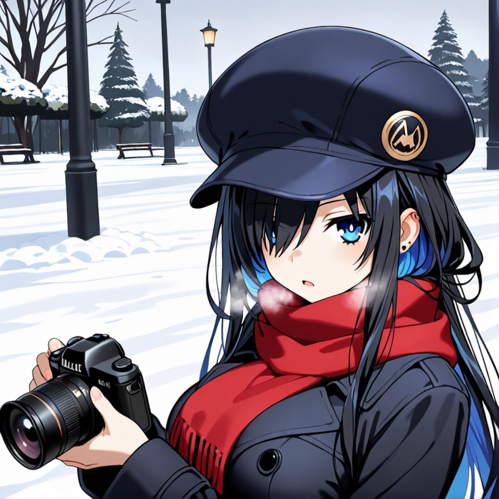 冬のボーイッシュ娘