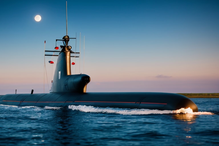潜水艦と夜空 | の人気AIイラスト・グラビア
