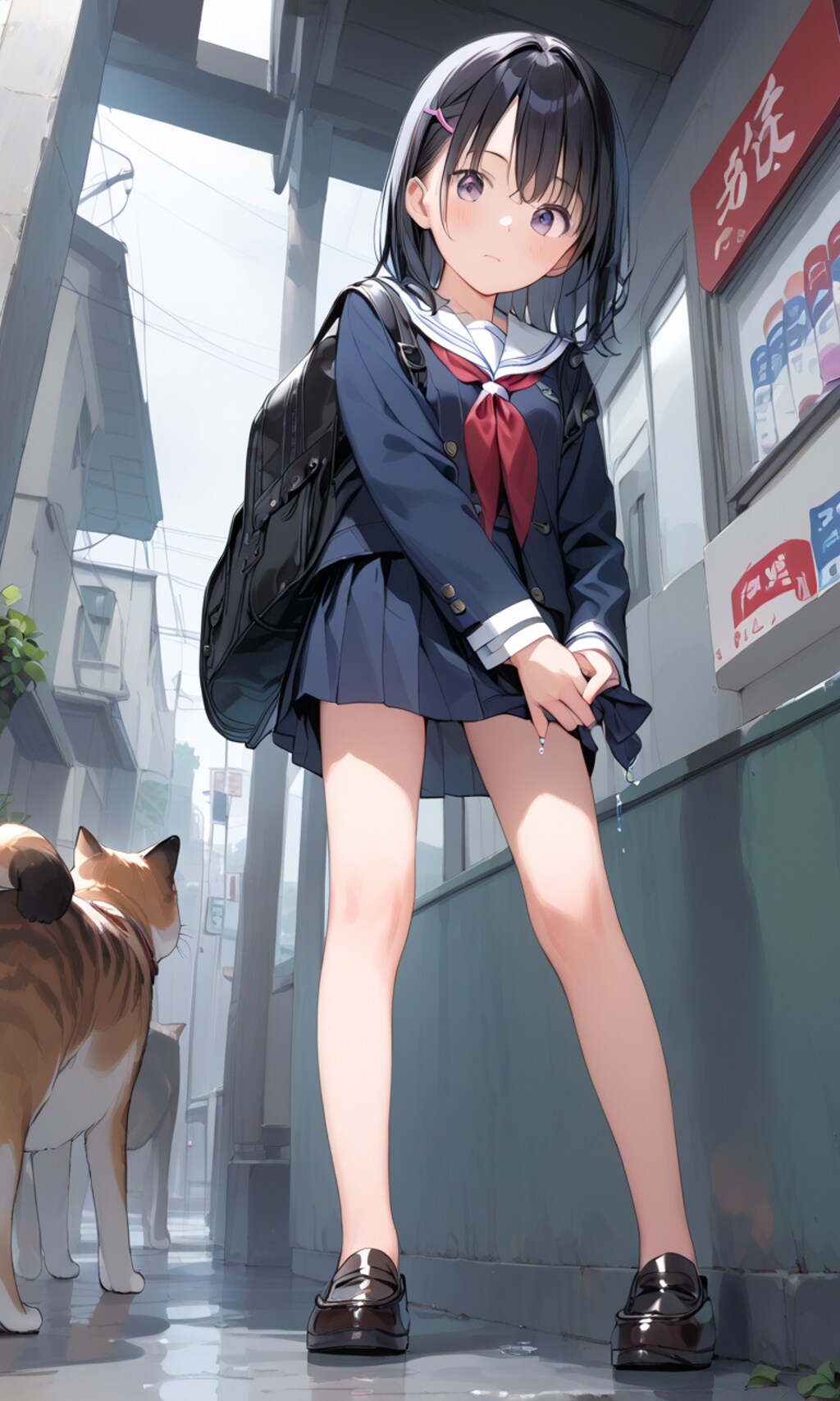 もう…ずぶ濡れだよ…(2)