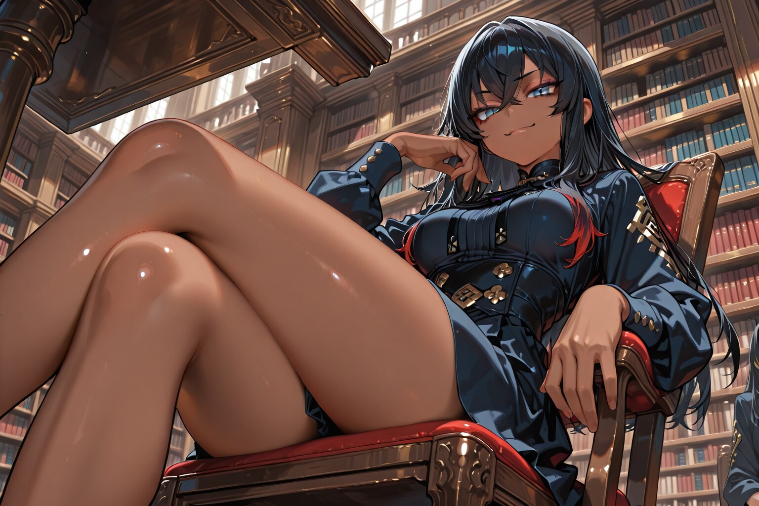 黒メッシュさんの足2