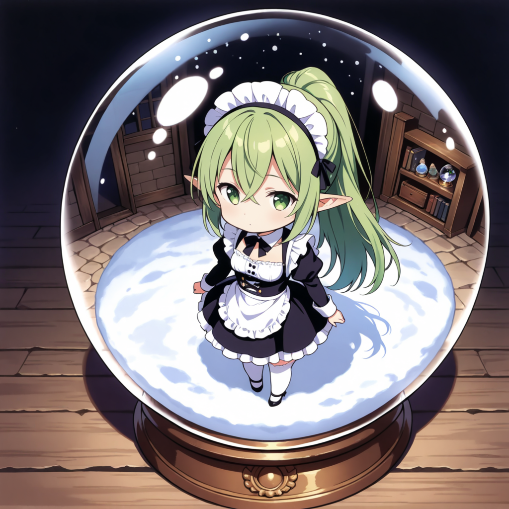 スノードームの中に見える世界