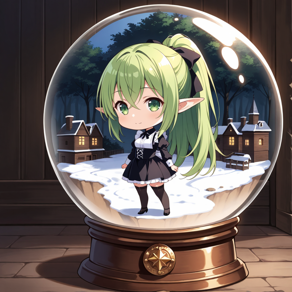 スノードームの中に見える世界