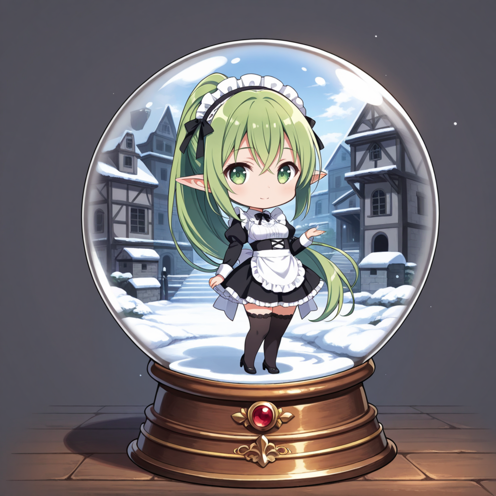 スノードームの中に見える世界