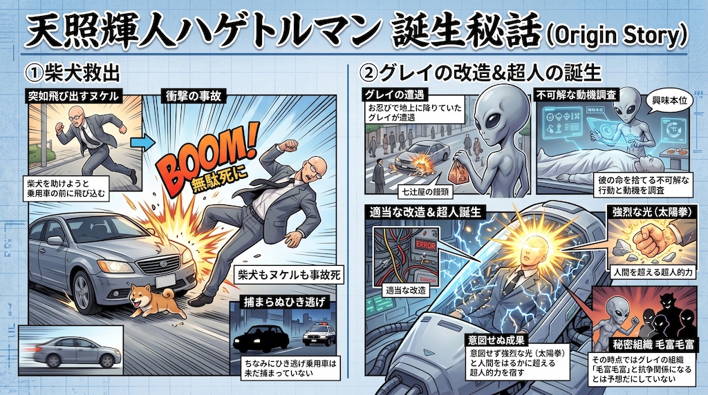 ３周年：２巻_設定資料-若神ヌケルとハゲトルマン
