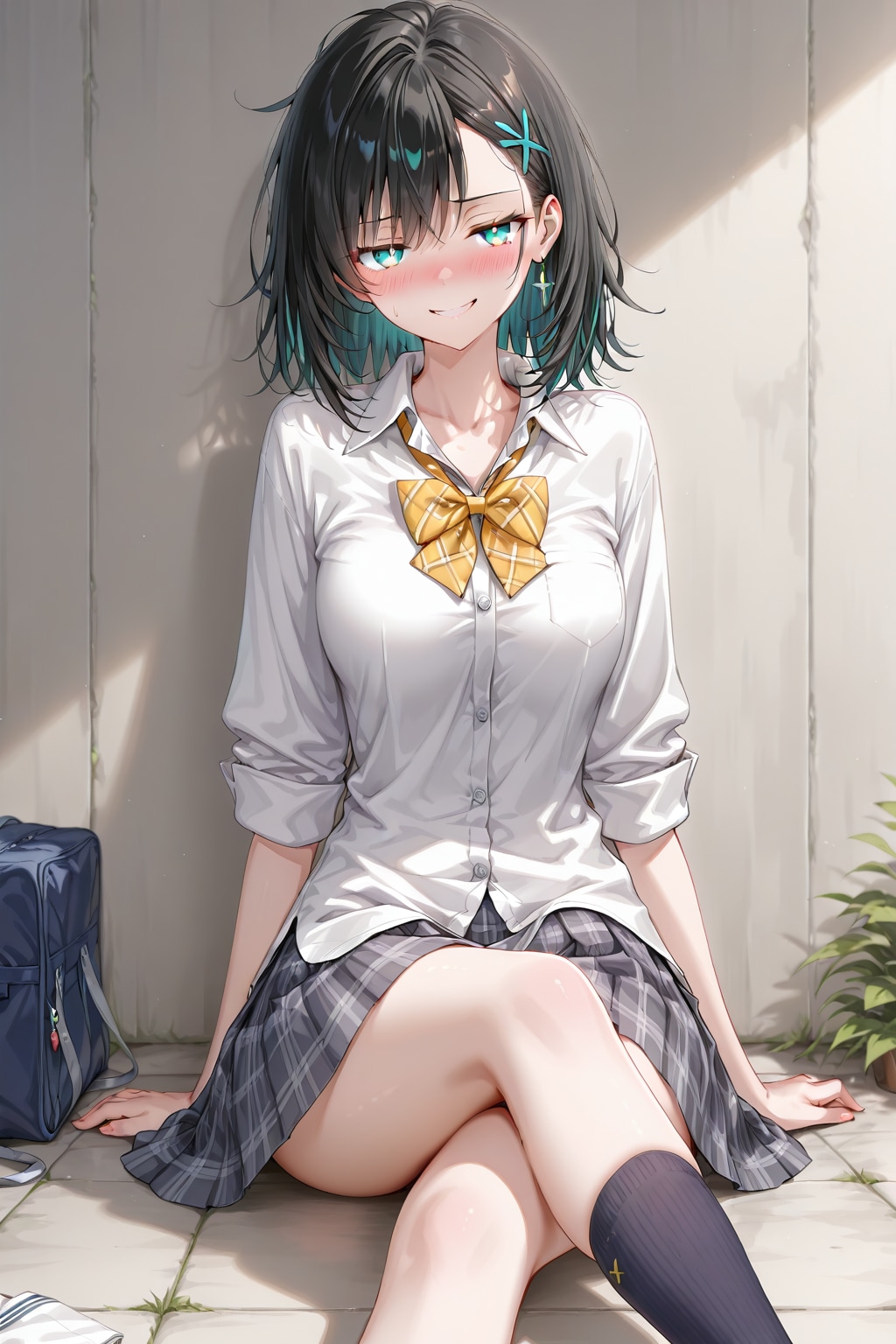 イタズラな笑顔
