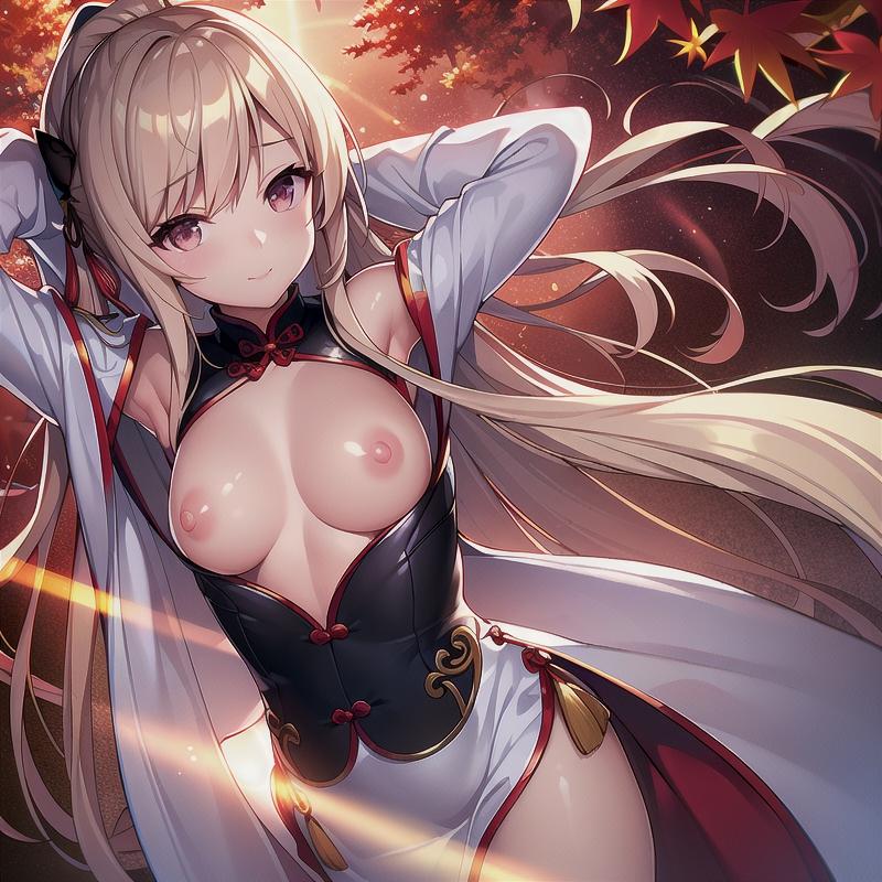 AIドレス画像特集の作品 胸出しチャイナドレス