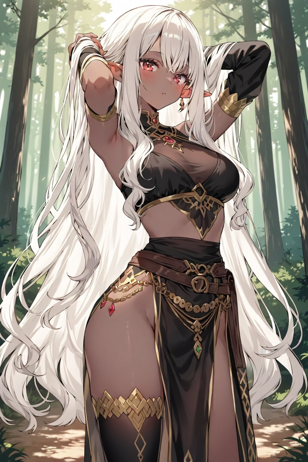 美少女ダークエルフ