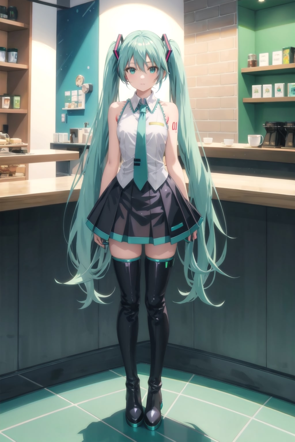 喫茶店のミクさん