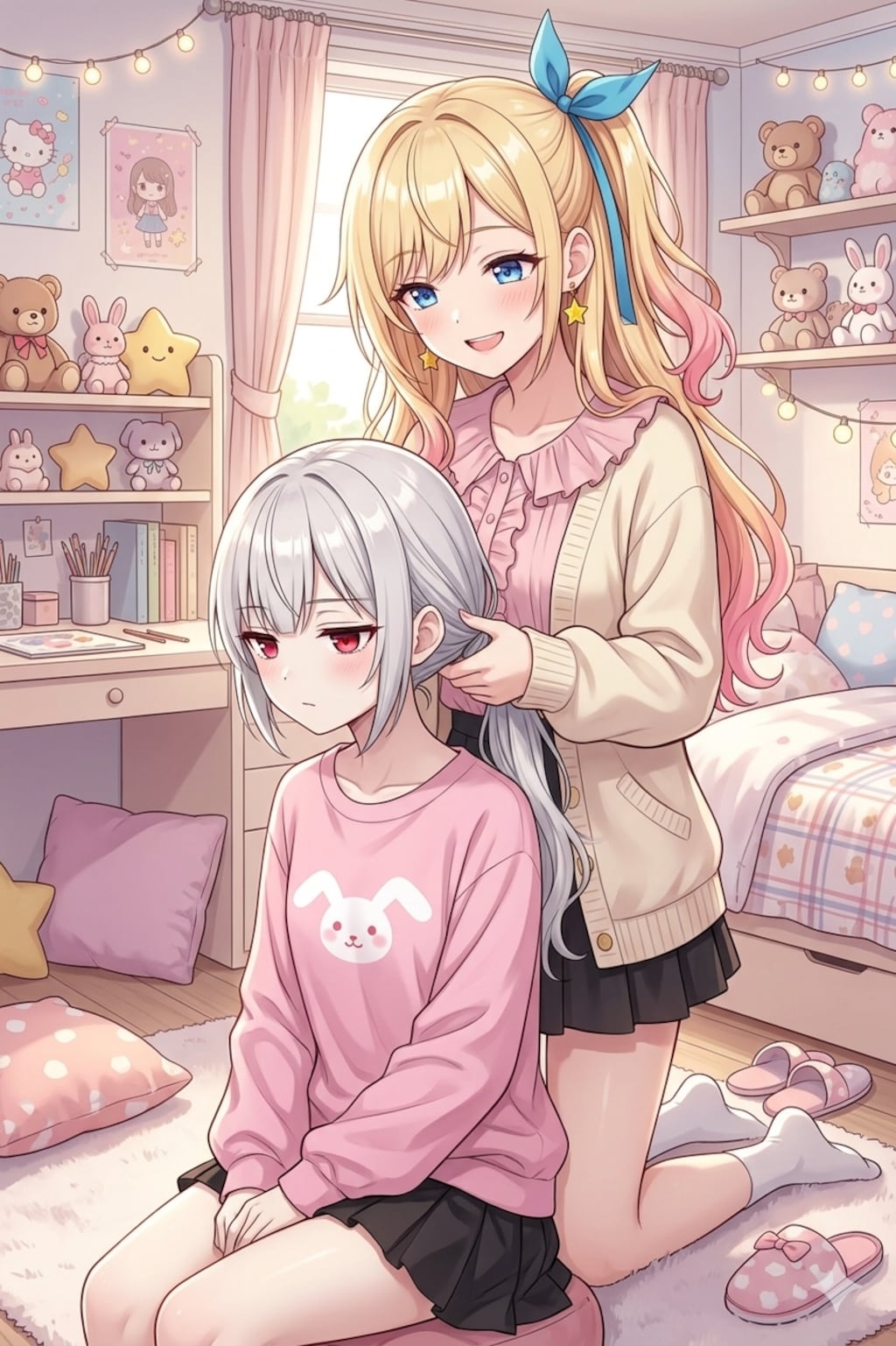 手ツインテの練習