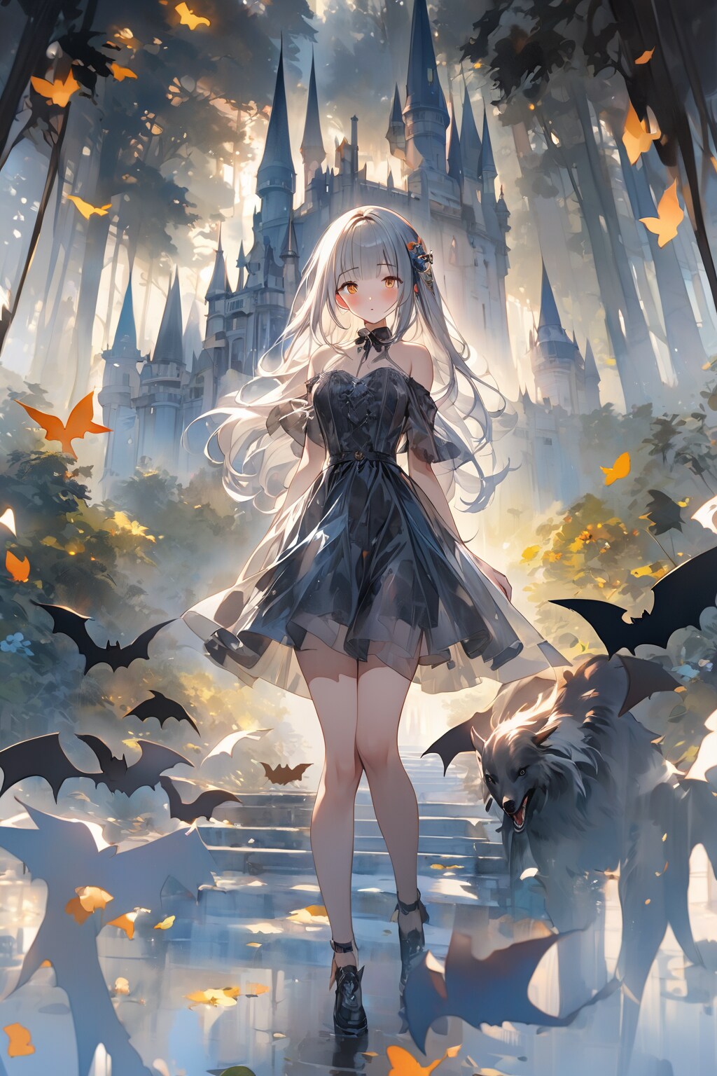 ヴァンパイア城の戦い | の人気AIイラスト・グラビア