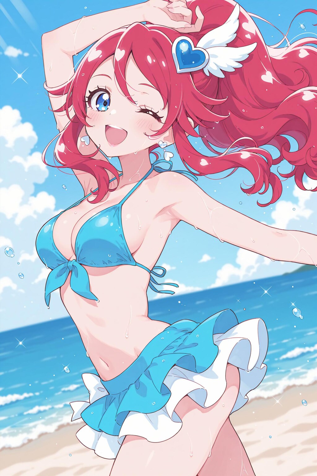 戦うヒロイン　水着