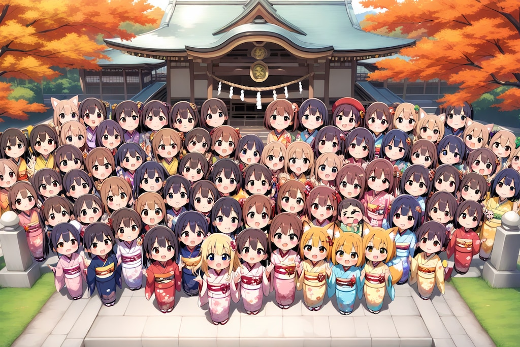 「よし！初詣いこうなぁ-！」(♪。