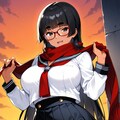 制服ニーソ水着お姉ちゃん 4枚目