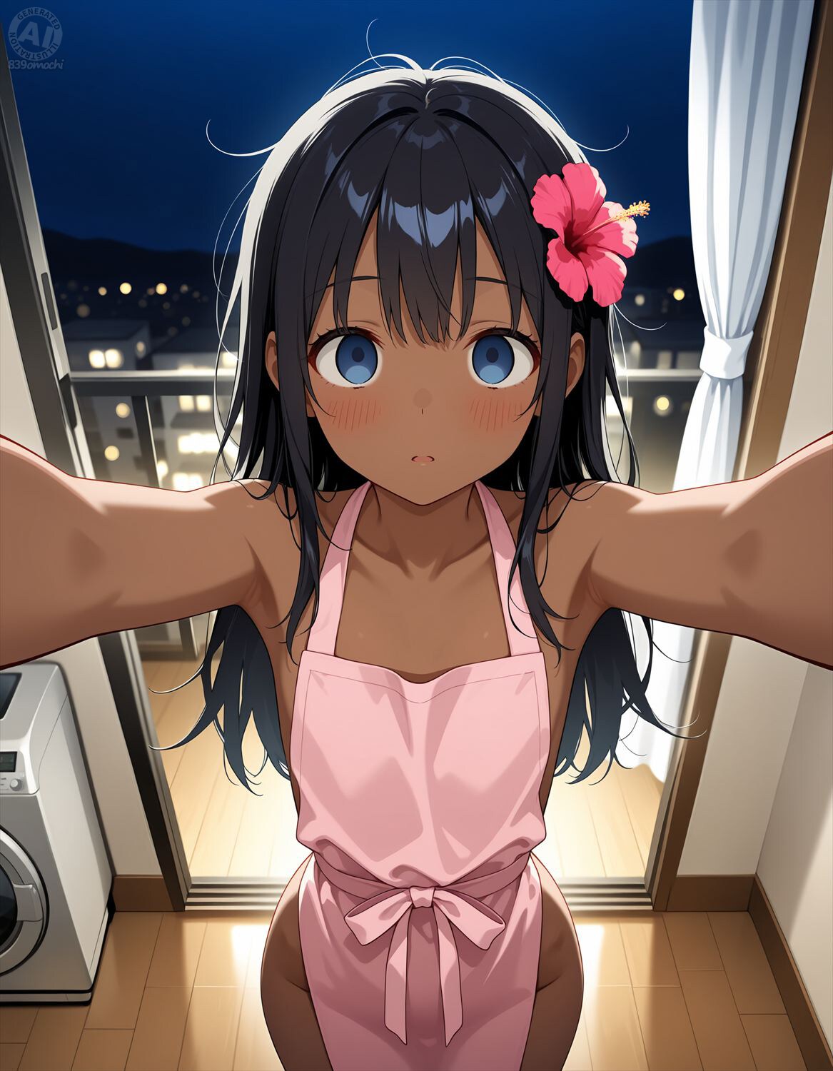 帰りを待ってた南国褐色ガールちゃん