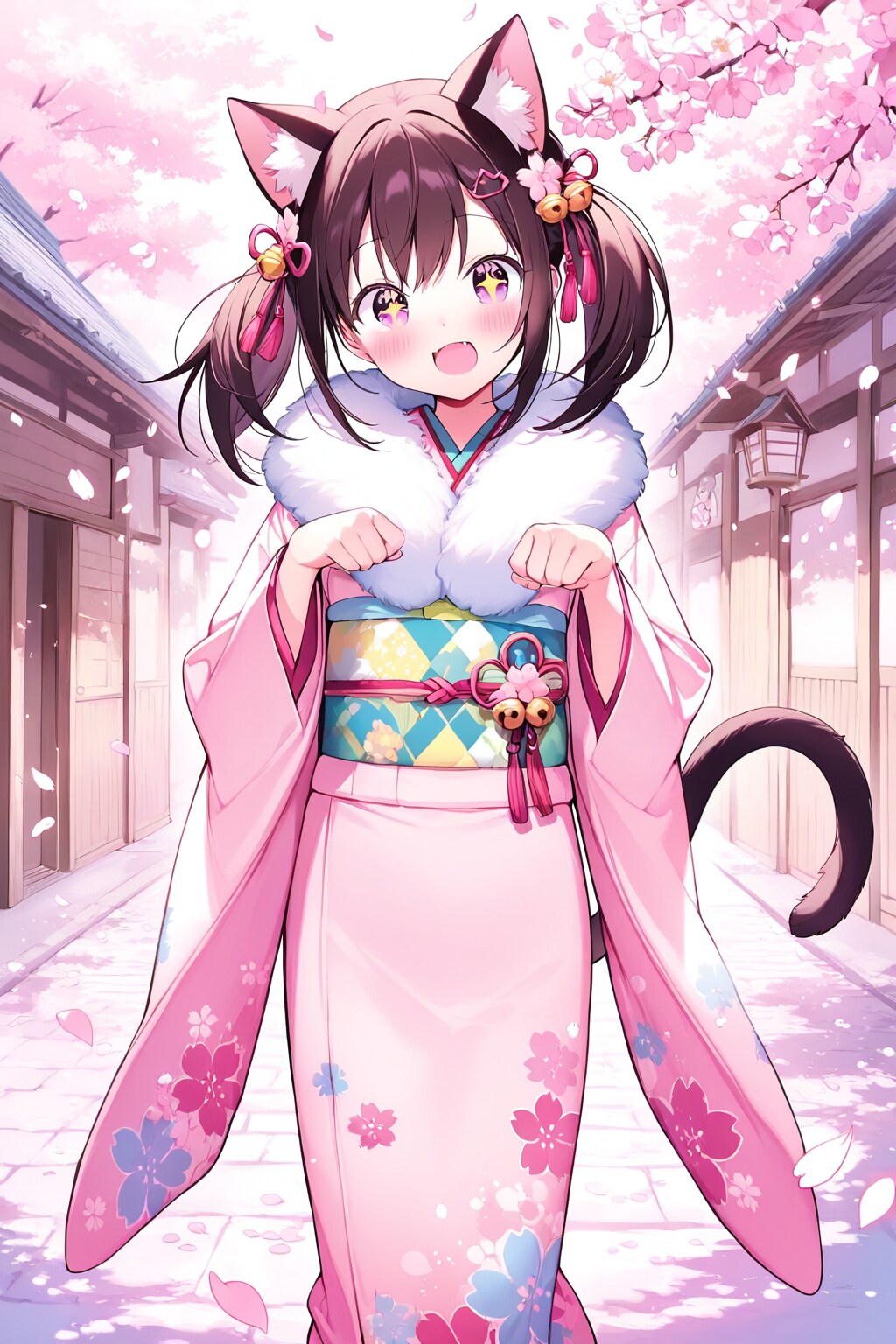 和風な猫耳少女