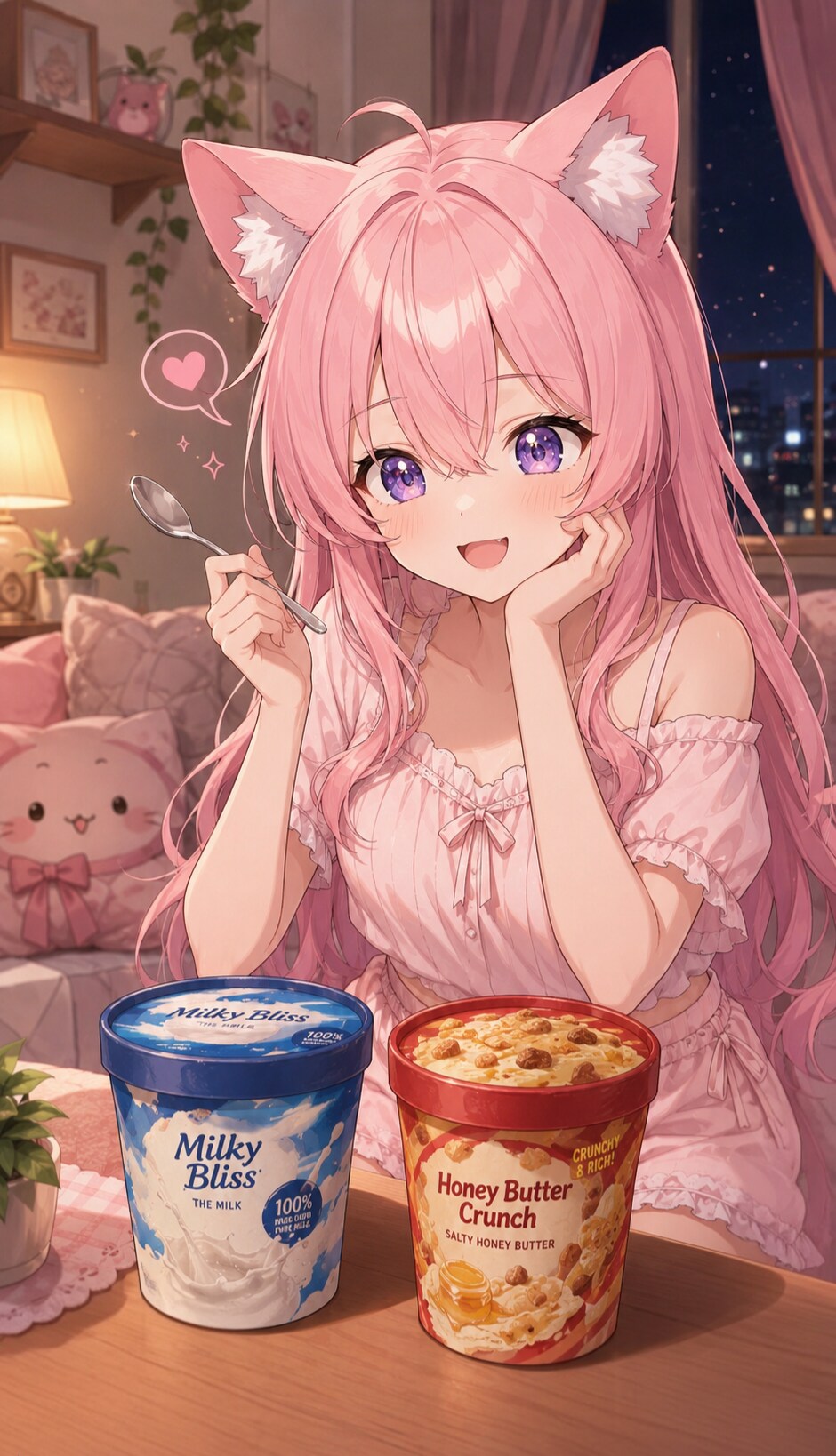 夜のご褒美アイスタイム🍨 ②