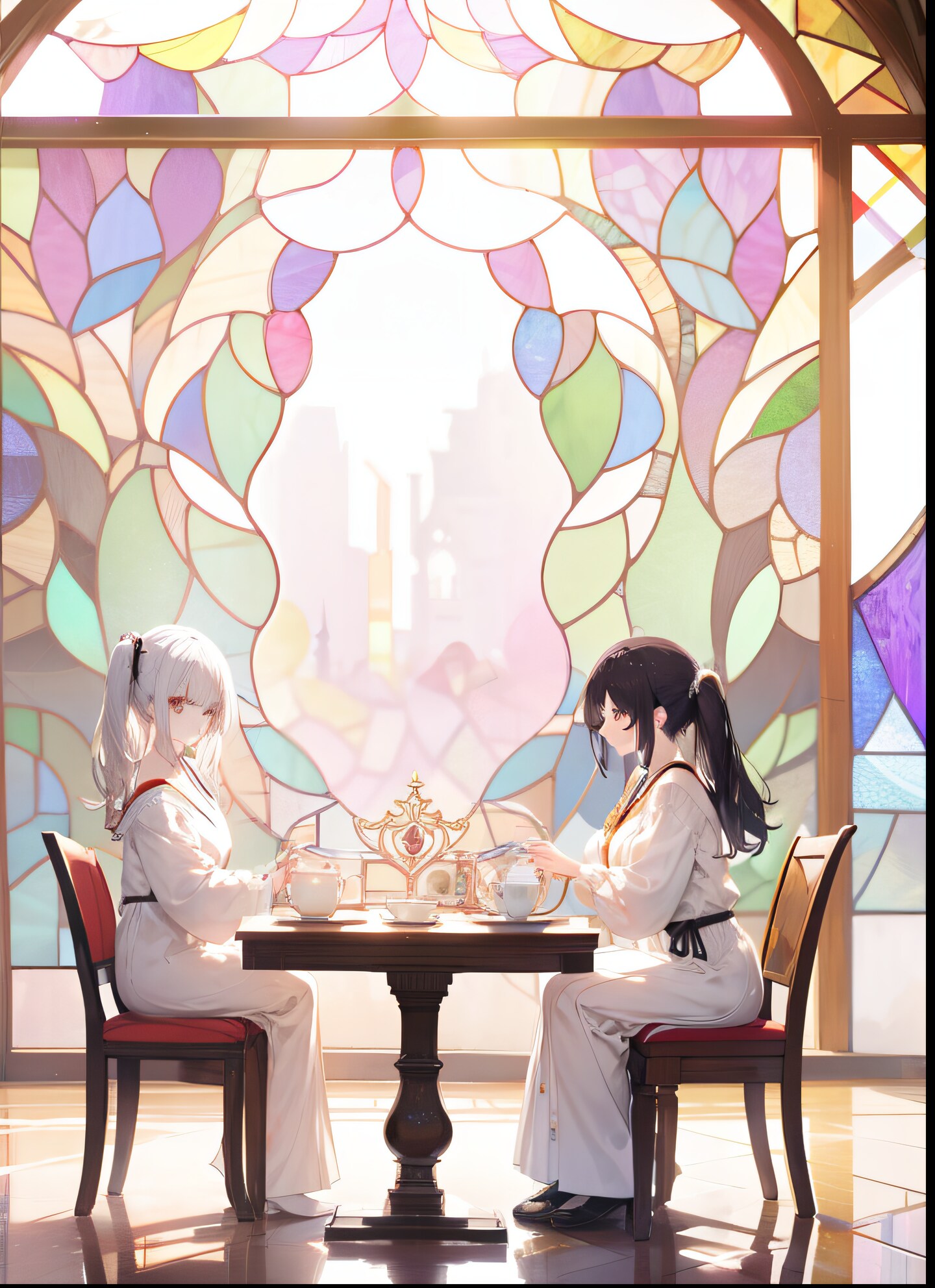 二人でお茶会